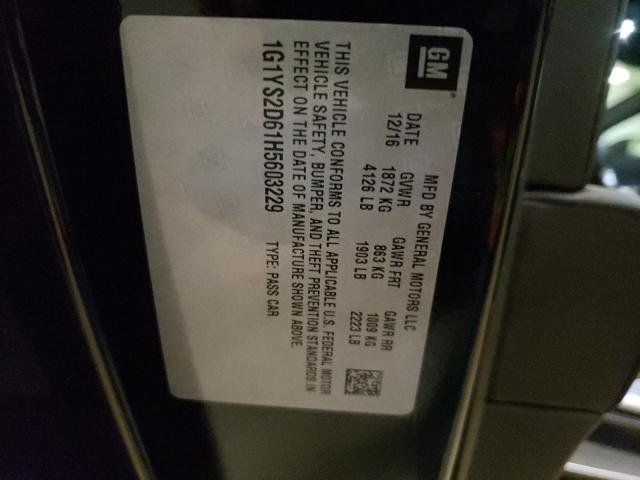 2017 CHEVROLET CORVETTE Z - 1G1YS2D61H5603229