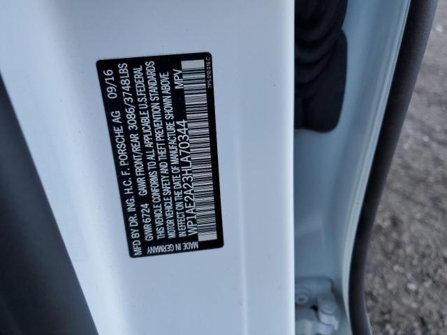 2017 PORSCHE CAYENNE SE - WP1AE2A23HLA70344