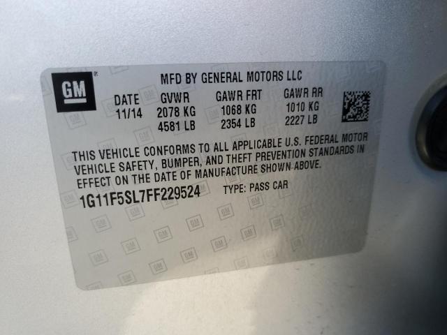 2015 CHEVROLET MALIBU LTZ - 1G11F5SL7FF229524