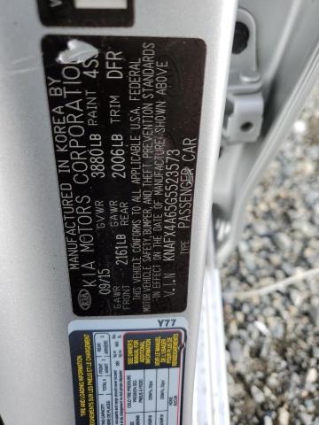 KNAFX4A65G5523573 KIA FORTE LX