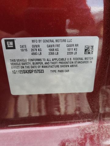 2016 CHEVROLET MALIBU LIM - 1G11E5SA2GF157523