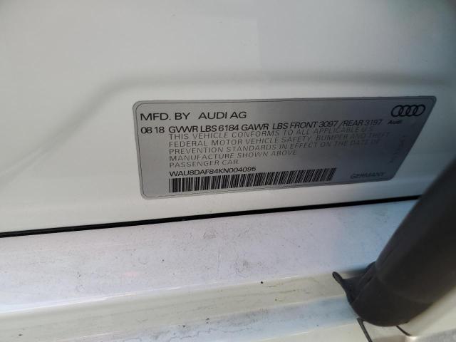 2019 AUDI A8 L WAU8DAF84KN004095