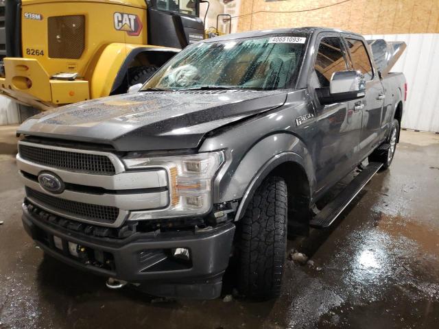 Salvage cars for sale from Copart Anchorage, AK: 2018 Ford F150 Supercrew