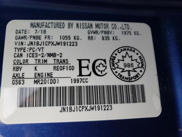 2018 NISSAN QASHQAI - JN1BJ1CPXJW191223