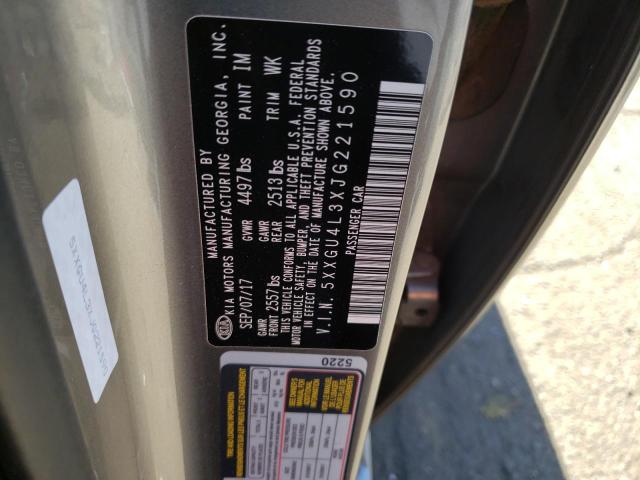 5XXGU4L3XJG221590 KIA OPTIMA EX