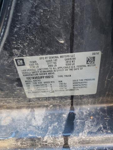 2015 CHEVROLET SILVERADO - 1GC1KVEG9FF168212