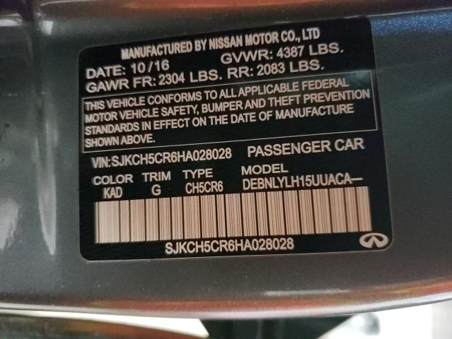 2017 INFINITI QX30 BASE - SJKCH5CR6HA028028