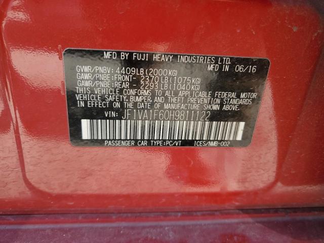 JF1VA1F60H9811122 Subaru Wrx Premium