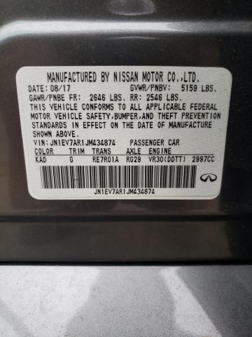 2018 INFINITI Q50 LUXE JN1EV7AR1JM434874