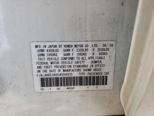JH4CL96854C044830 Acura TSX
