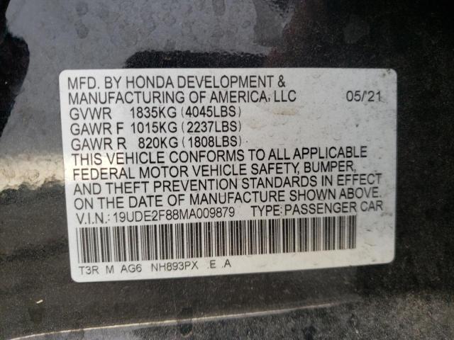 2021 ACURA ILX PREMIU - 19UDE2F88MA009879