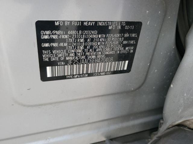JF2SJAAC6EH420408 Subaru Forester 2.5i