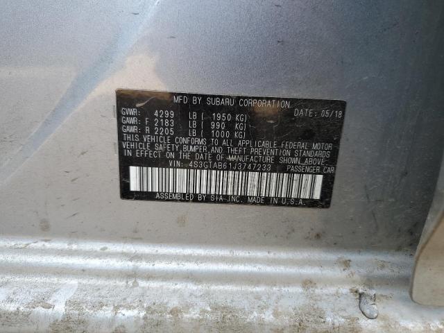 4S3GTAB61J3747233 Subaru Impreza Premium