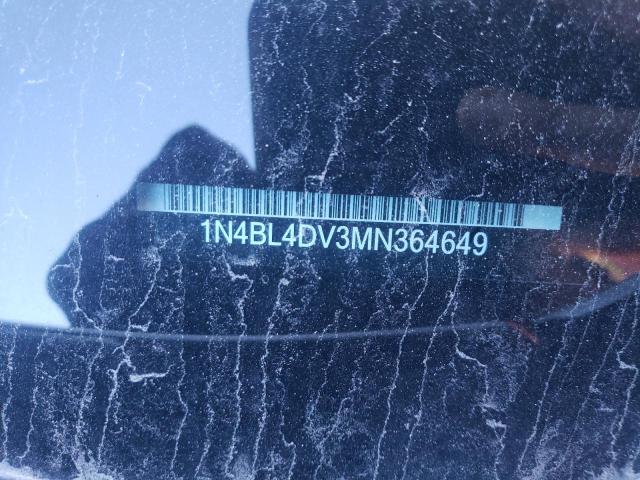 2021 NISSAN ALTIMA SV - 1N4BL4DV3MN364649