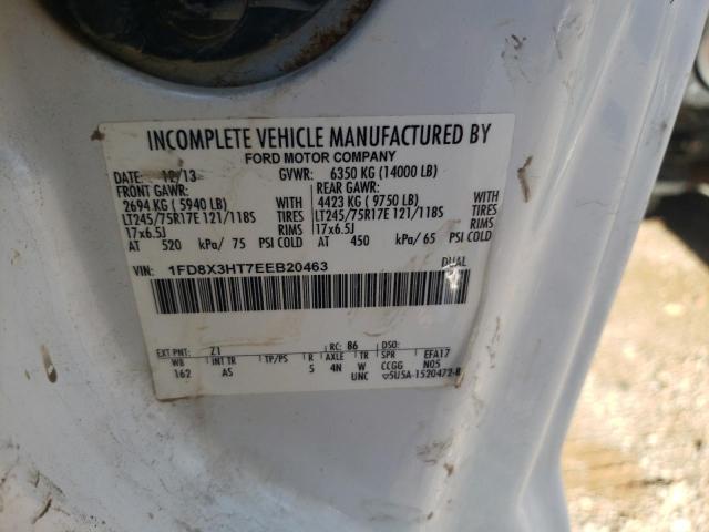 1FD8X3HT7EEB20463 Ford F350 Super Duty