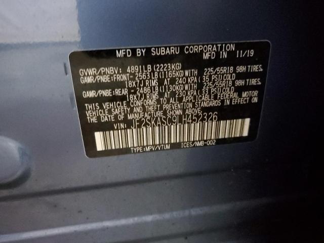 JF2SKASC9LH452326 Subaru Forester Limited