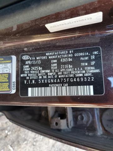 5XXGN4A75FG469322 KIA OPTIMA EX