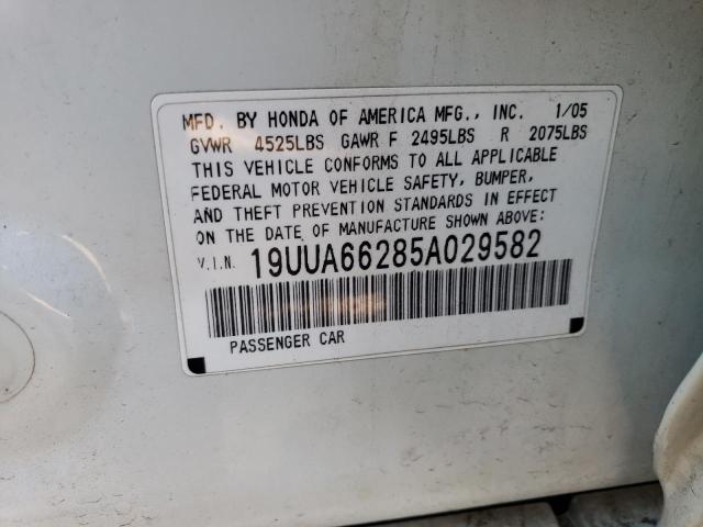19UUA66285A029582 Acura TL