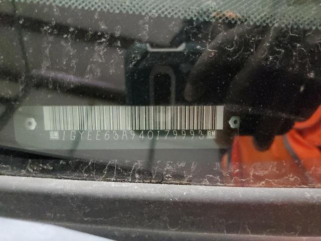 2004 Cadillac Srx VIN: 1GYEE63A940179993 Lot: 40477573