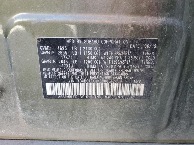4S4BSAFC3K3388347 Subaru Outback 2.5i Premium