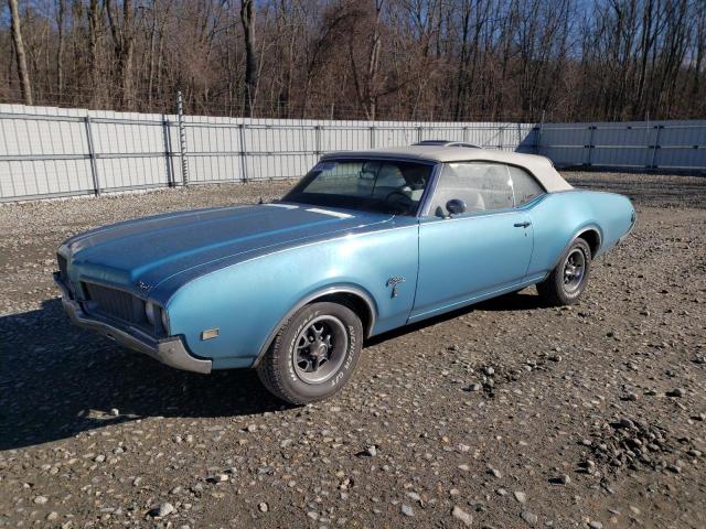 Salvage cars for sale at Warren, MA auction: 1969 Oldsmobile Cutls Conv