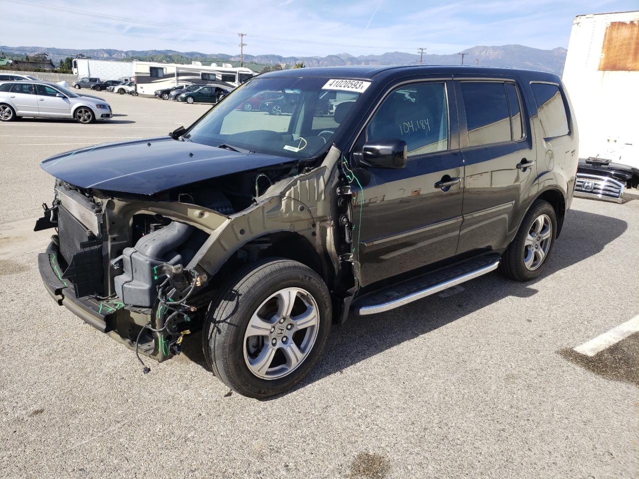 2013 Honda Pilot Exl VIN: 5FNYF3H52DB038646 Lot: 71043873