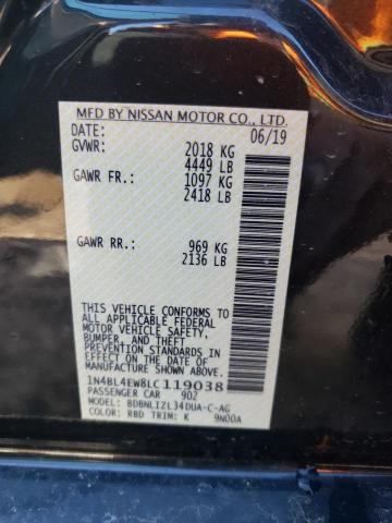 2020 NISSAN ALTIMA SL - 1N4BL4EW8LC119038