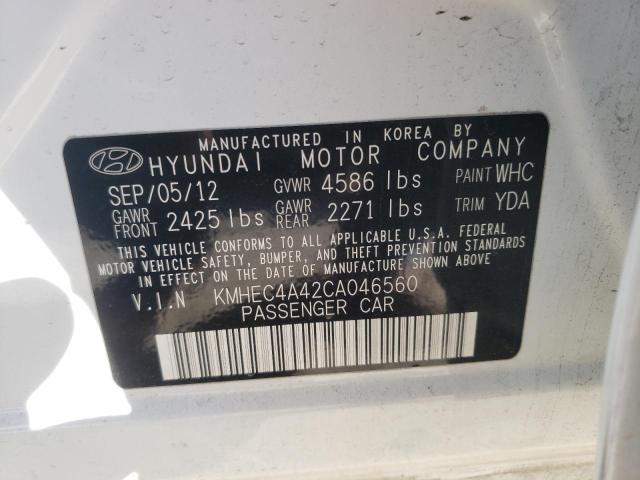 VIN 1HGCR2F8XDA087872 2013 Honda Accord, Ex-L no.12