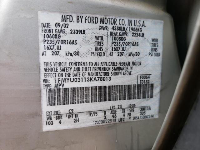 2022 FORD ESCAPE XLT - 1FMYU03113KA78013