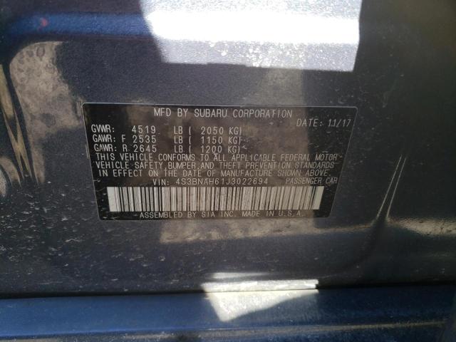 4S3BNAH61J3022694 Subaru Legacy 2.5i Premium