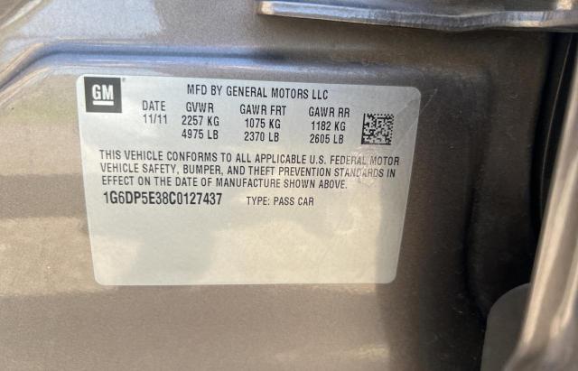 1G6DP5E38C0127437 Cadillac Cts Premium Collection
