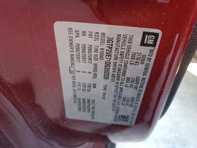 3GTP2VE71DG292335 GMC Sierra K1500 Sle