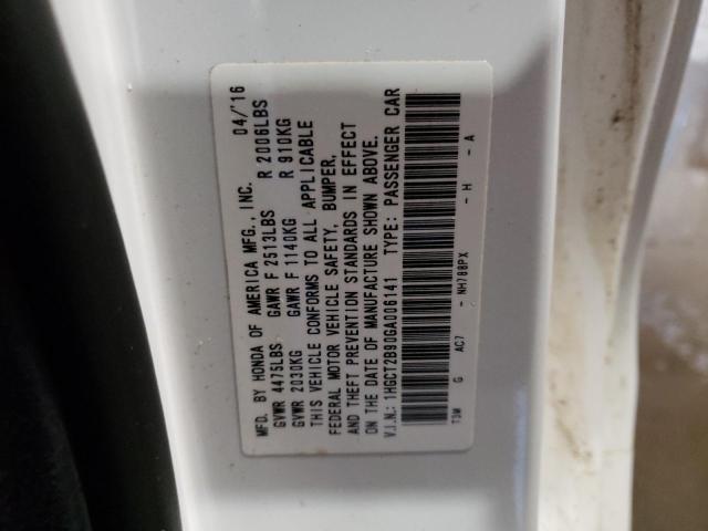 2016 HONDA ACCORD EXL 1HGCT2B90GA006141
