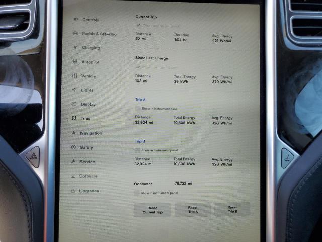 2015 TESLA MODEL S 70 5YJSA1S22FF083189