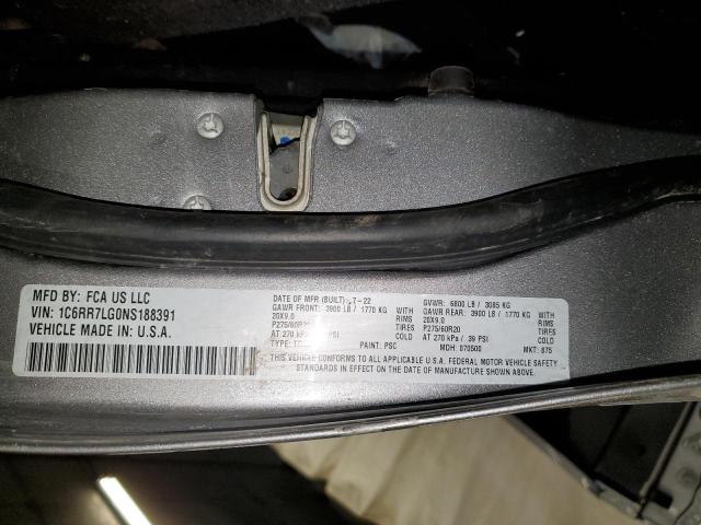 2022 RAM 1500 CLASS 1C6RR7LG0NS188391