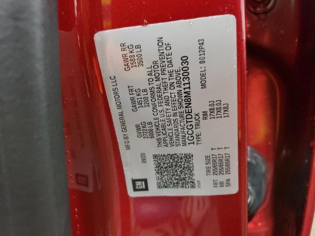 2021 CHEVROLET COLORADO Z - 1GCGTDEN8M1130030