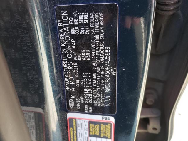 KNDJP3A50H7425989 KIA SOUL +