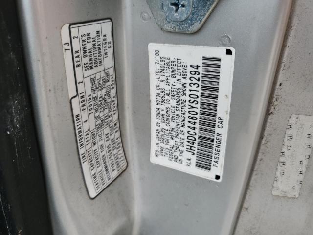 JH4DC4460YS013294 Acura Integra Gs
