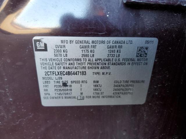 2CTFLXEC4B6447183 GMC Terrain Slt