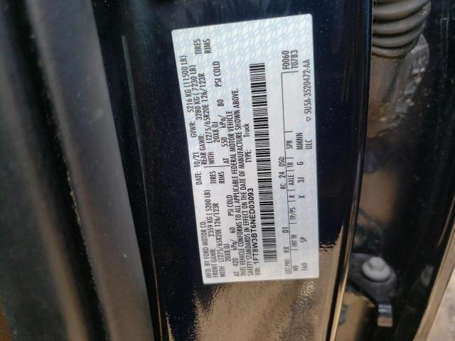 2022 FORD F350 SUPER 1FT8W3BT6NED03093