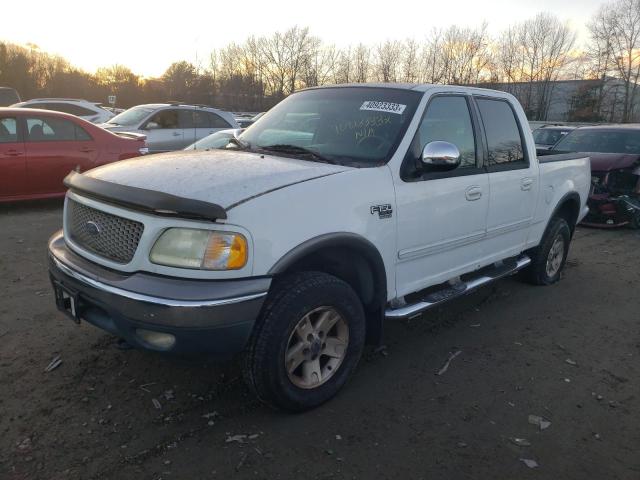 Salvage cars for sale from Copart Billerica, MA: 2002 Ford F150 Supercrew