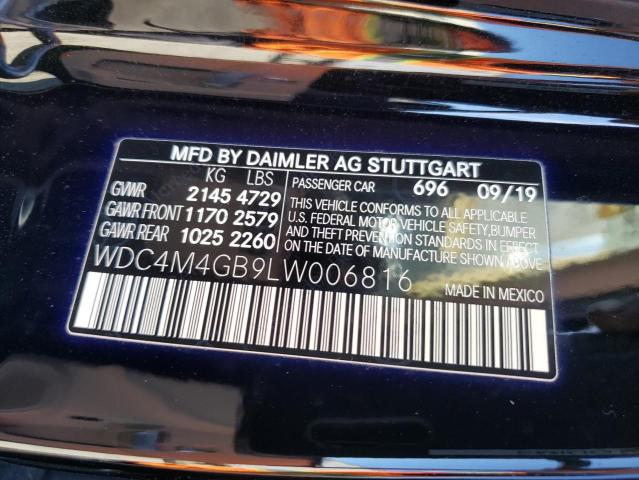 2020 MERCEDES-BENZ GLB 250 - WDC4M4GB9LW006816