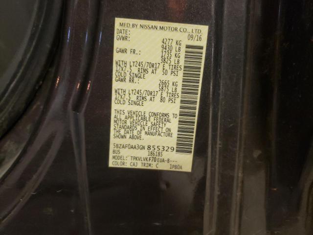 2016 NISSAN NV 3500 S - 5BZAF0AA3GN855329