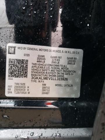 3GKALMEV1LL315926 GMC Terrain