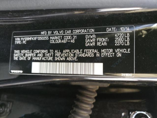 YV126MFKXF1350255 Volvo S60
