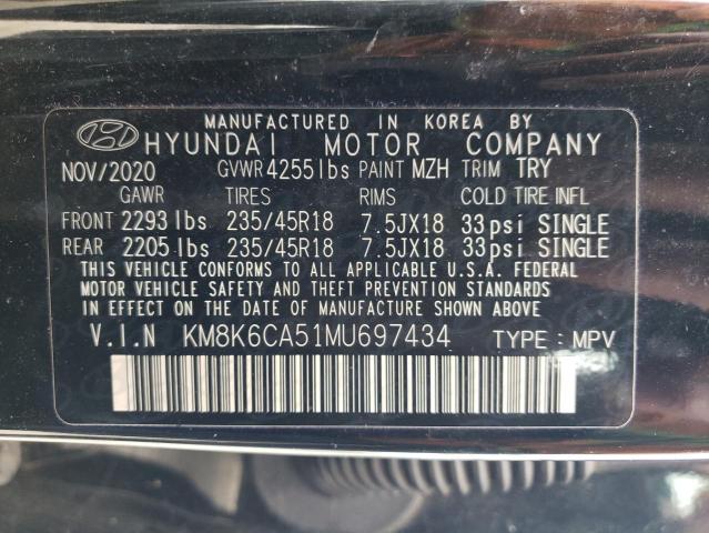 2021 HYUNDAI KONA NIGHT - KM8K6CA51MU697434