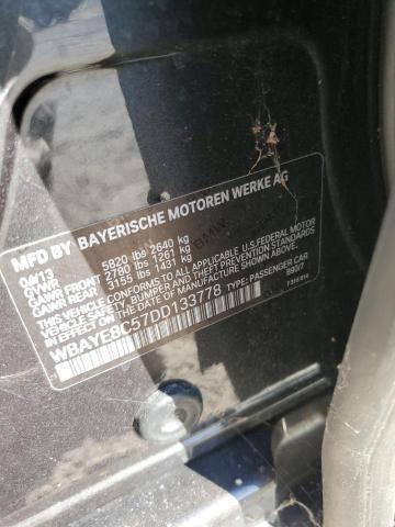 WBAYE8C57DD133778 BMW 750 LI