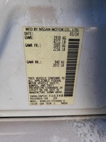 VIN 55SWF4JB7GU131629 2014 NISSAN ALTIMA no.12