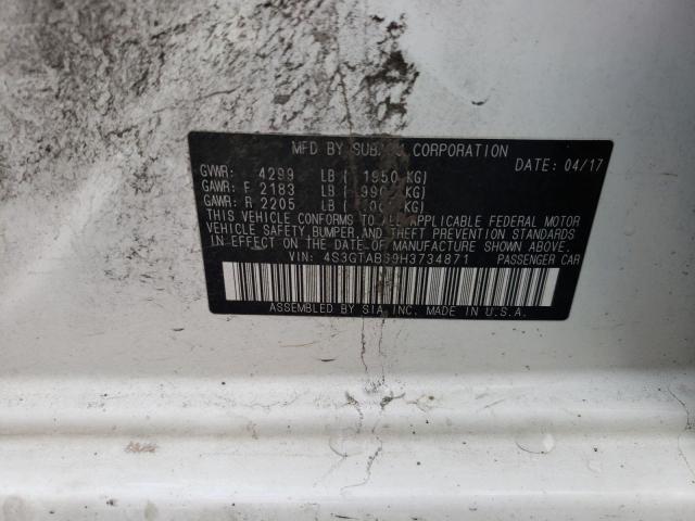4S3GTAB69H3734871 Subaru Impreza Premium