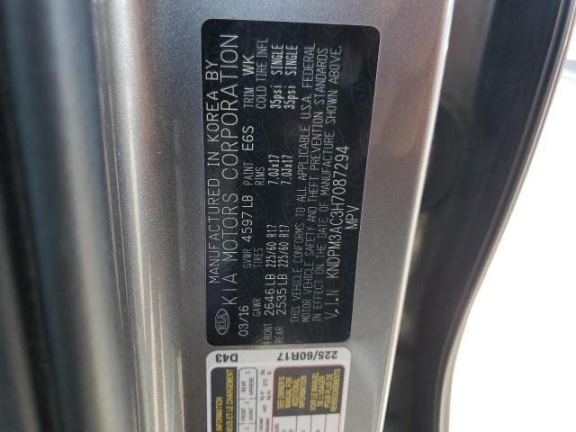 KNDPM3AC3H7087294 KIA Sportage Lx